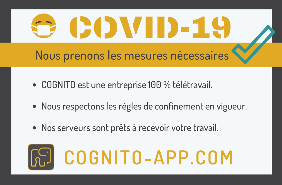 Cognito-app pret pour le covid-19